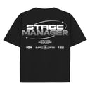 T-shirt Supported Unisexe Oversize coton souple parfait pour les festivals, la musique et profiter de la Stage ! De couleur noir