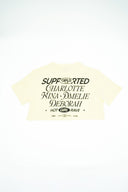 T-shirt Crop Girls Club Jaune