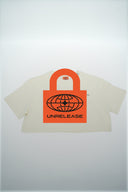 T-shirt Crop After Society Blanc