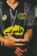 Maillot de football Techno  pour homme et femme , style streetwear et sportif et festival