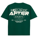 T-shirt Supported Oversize  coton souple parfait pour les festivals, la musique et les After de couleur blanc