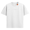T-shirt Supported Oversize coton souple parfait pour les festivals de couleur blanc